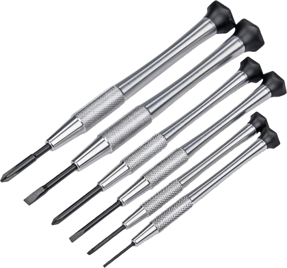 Uhrmacherschraubendreher-Satz 6-teilig Schlitz/Kreuz KUKKO Produktbild img1 L