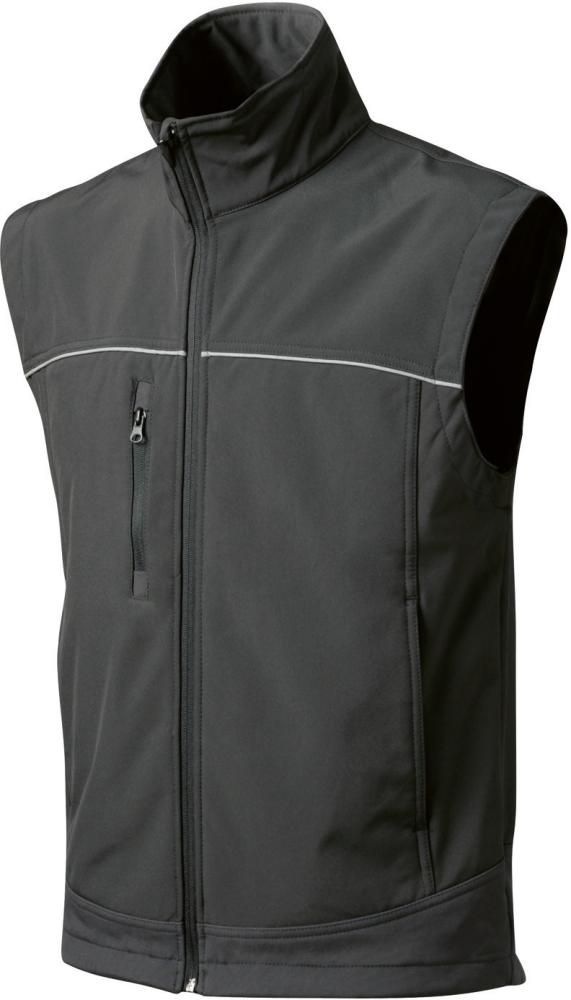 Softshell-Weste Hen Gr. XXXL schwarz Produktbild img1 L