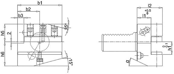 VDI-Radial-Werkzeughalter, Form B1/B2 Produktbild img3 L