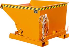 Späne-Kippbehälter, mit Abrollsystem, Typ EXPO®-E, RAL 2000 Produktbild