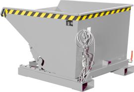 Späne-Kippbehälter, mit Abrollsystem, Typ EXPO®-E, RAL 7005 Produktbild