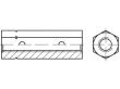 DIN 1479 Stahl SP M 36 galv. verzinkt gal Zn S Produktbild img1 S