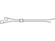 ART 82518 Kabelbinder zur Parallelführ. PA66HIRHS schwarz 7,6 x 380 S Produktbild img1 S