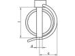 ART 88023 Rohrklappstecker Stahl 10 x 60 x 32 galv. verzinkt gal Zn S Produktbild img1 S