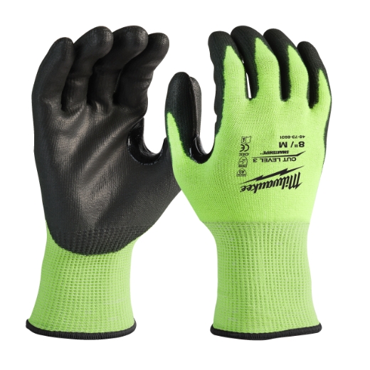 Milwaukee Hi-Vis Schnittschutzhandschuhe Klasse 3/ Größe 7 (S) Produktbild img1 L