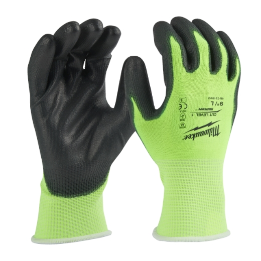 Milwaukee Hi-Vis Schnittschutzhandschuhe Klasse 1/ Größe 9 (L) Produktbild img1 L