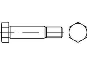 DIN 610 8.8 Sechskant-Passschrauben mit kurzem Gewindezapfen Produktbild img1 S