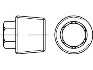 DIN 909 Stahl R 3/8 S Produktbild