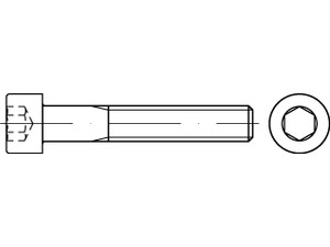 ISO 12474 8.8 Zylinderschrauben mit Innensechskant, mit metrischem Feingewinde Produktbild img1 S