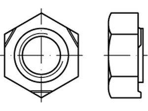 DIN 929 Stahl Sechskant-Schweißmuttern Produktbild img1 S