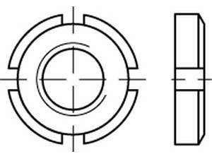 DIN 981 Stahl Nutmuttern für Wälzlager Produktbild img1 S