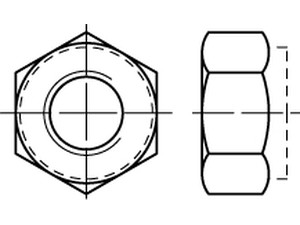 ISO 10512 10 M 10 x 1 galv. verzinkt gal Zn S Produktbild