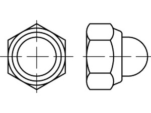 DIN 986 A 2 M 4 rostfrei A 2 S Produktbild