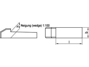 DIN 6887 Stahl C45+C Nasenkeile Produktbild img1 S