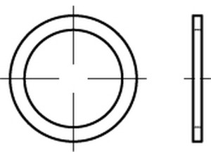 DIN 7603 Aluminium Form A Flachdichtringe Produktbild img1 S