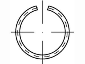 DIN 9925 Federstahl Runddraht-Sprengringe für Wellen Produktbild img1 S