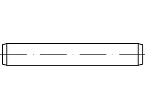 ISO 2338 A 4 m6 Zylinderstifte, Toleranzfeld m6 Produktbild img1 S