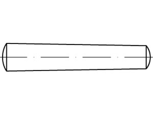 ISO 2339 A 1 Form B Kegelstifte, Kegel 1:50, gedreht Produktbild img1 S