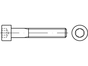 ASME B 18.3 ASTM A 574 UNC Hexagon socket head cap screws, Zylinderschrauben mit UNC-Gew., mit ISK Produktbild
