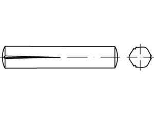 ISO 8745 A 1 Passkerbstifte Produktbild img1 S