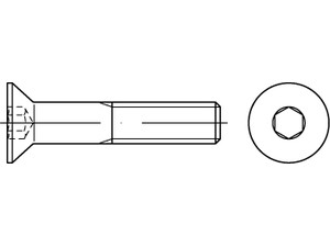 ISO 10642 A 4 Senkschrauben mit Innensechskant Produktbild img1 S