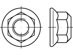 ART 13023 Sechskt.flanschmu. MBN 13023 10 M 12 x 1,5 flZnnc-L flZn S Produktbild