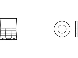 ART 82125 DIN 125 Sortiment Scheiben St. galv. verzinkt S Produktbild