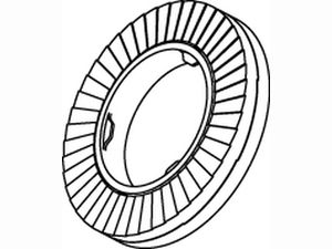 Artikel 88035 St. verg. zinklamellenbeschichtet HEICO-LOCK Kombi-Scheiben mit großer Auflagefläche Produktbild