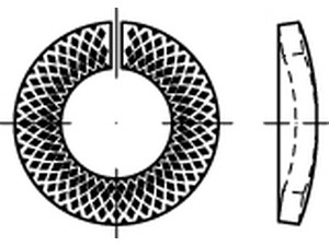 ART 88130 Sperrkantringe FSt. VSK 30 flZnnc flZnnc S Produktbild