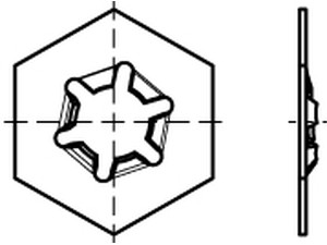 ART 88151 RUV-Scheibe A 2 M 8 x 16 x 0,5 A 2 S Produktbild
