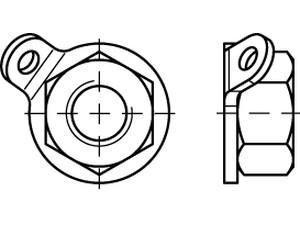 Artikel 88153 A 2 RUV REYHER-Unverlierbarkeits-Muttern Produktbild