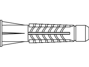 Artikel 88381 Kunststoff 4 AS-K TOX-Dübel 4 AS-K mit abtrennbarer Kappe Produktbild img1 S