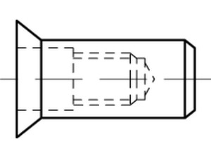 ART 88481 Blindnietmu. geschlossen St.Zn Seko M 4 / 1,5 - 3,5 S Produktbild