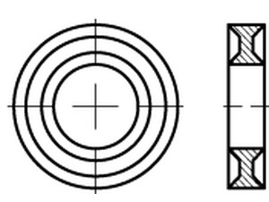 ART 88494 DUBO-Profil-Scheiben 219 f. Sk.-Schrauben M 24 S Produktbild