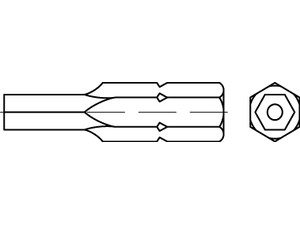 Artikel 88666 Stahl Pin-Insechs gehärtet Spezial-Bits für diebstahlhemmende Schrauben für Innensechskant mit Zapfen Produktbild img1 S
