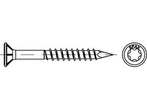 ART 89018 SPAX-S A 2 4,5 x 40/25 -T LISEKO, m.Fräsrip u. CUT-Spitze S Produktbild