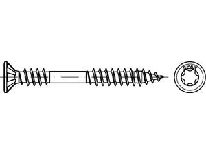 ART 89019 SPAX-S A 2 4,5 x 50/21 -T kl. LIKO, CUT-Spitze, Antikoptik Antik S Produktbild