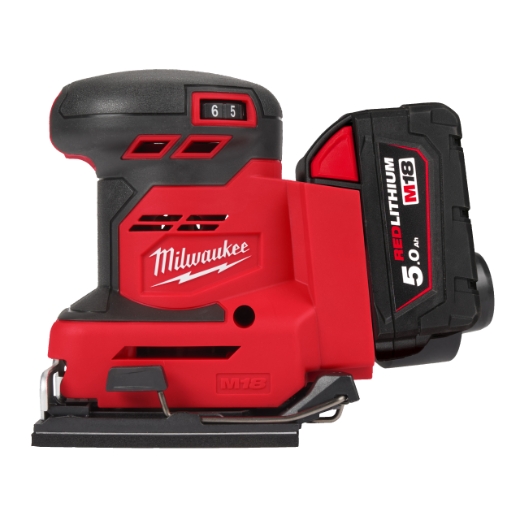 Milwaukee M18BQSS-502B Akku-Exzenterschleifer Produktbild img1 L