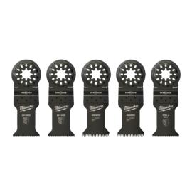 Milwaukee Multitool Zubehörset Holz 5-teilig Produktbild