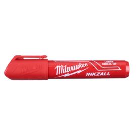 Milwaukee INKZALL Permanentmarker Keilspitze L rot Produktbild