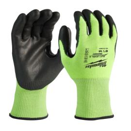 Milwaukee Hi-Vis Schnittschutzhandschuhe Klasse 3/ Größe 7 (S) Produktbild