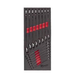 Milwaukee MAX BITE Ringmaulschlüssel Einlage 15-teilige Einlage für Werkstattwagen 78 cm Produktbild