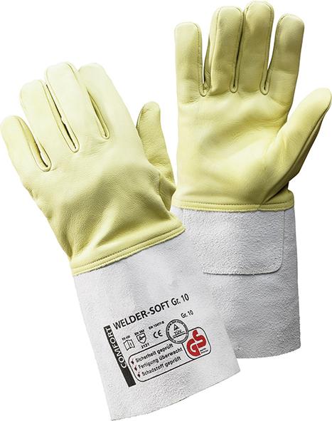 Schweißerhandsch.WelderSoft,Ziegennappa,Gr10FORTIS Produktbild img1 L