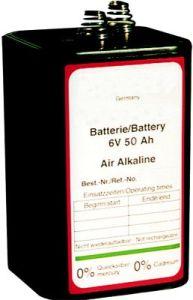 Blockbatterie 6 V 50 Ah Alkaline mit Label Produktbild img1 L