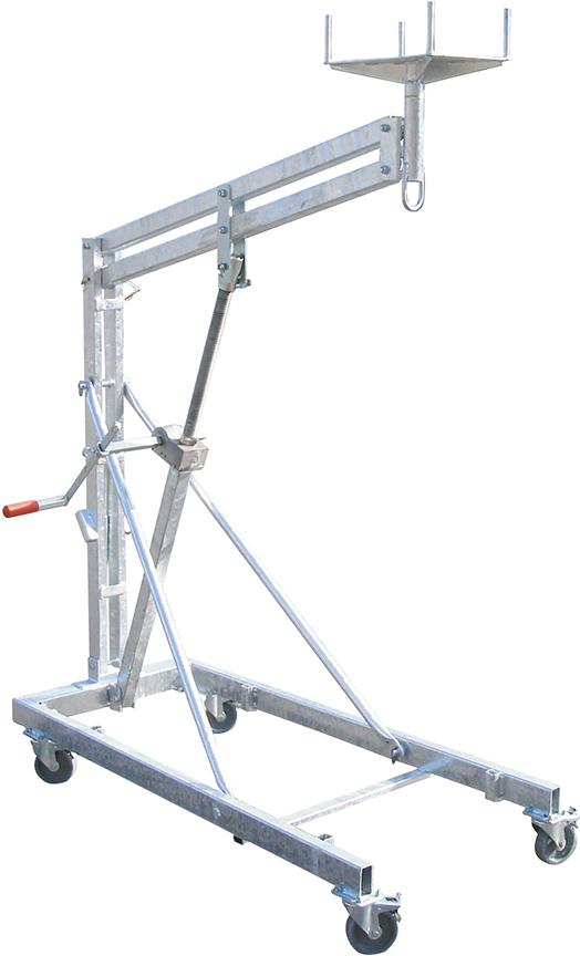 Kragarmlift inkl.Kurbel 1,57x0,73x1,64 m (unten )müba Produktbild img1 L