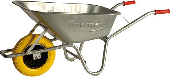 Schubkarre 90L polymerem Rad feuerverzinkt FORMAT Produktbild img1 L