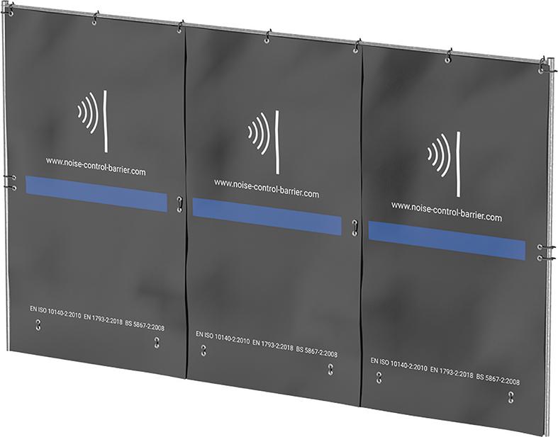 Lärmschutzmatte 2.0 für Mobilzaun Produktbild img1 L