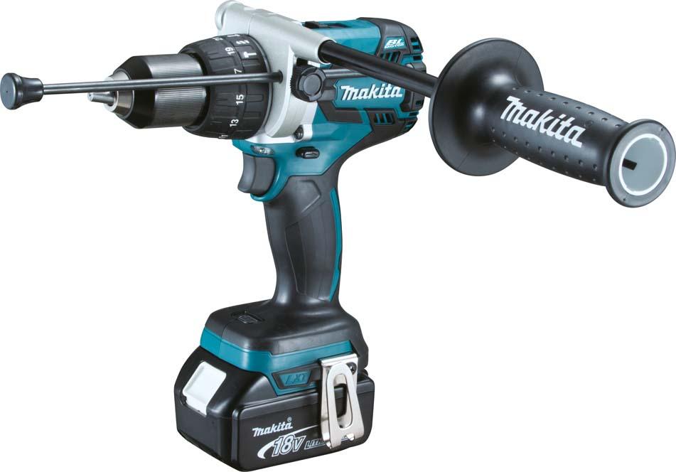 Akku-Schlagbohrschrauber LXT DHP481RTJ Makita 2x18,0V 5,0 Ah Ladegerät DC18RC MAKPAC Produktbild img1 L