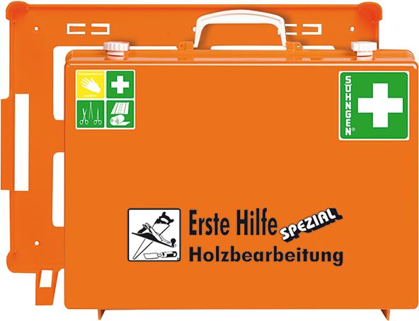 ErsteHilfe-Koffer MT-CD Holzbearbeitung, orange Produktbild img1 L