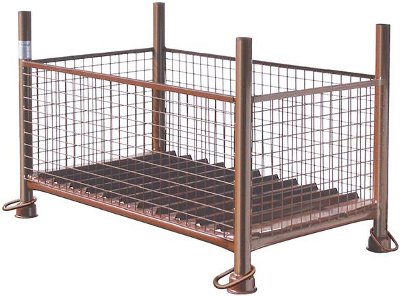 Gitterboxpalette 1,30x0,70x0,70mtr. lack. müba Produktbild img1 L